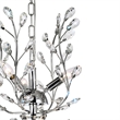 CWI Lighting Ivy 9 Light Transitional Metal Chandelier in Chrome