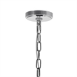 CWI Lighting Ivy 9 Light Transitional Metal Chandelier in Chrome