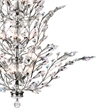 CWI Lighting Ivy 18 Light Transitional Metal Chandelier in Chrome
