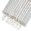 CWI Lighting Claire 2 Light Drum Shade Metal Mini Pendant in Chrome