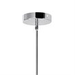CWI Lighting Claire 2 Light Drum Shade Metal Mini Pendant in Chrome