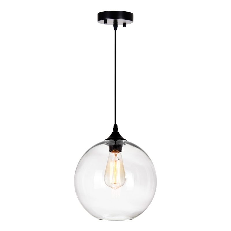 CWI Lighting 1 Light Contemporary Glass Mini Down Pendant in Clear