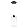 CWI Lighting 1 Light Contemporary Glass Mini Pendant in Clear