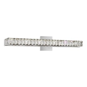 CWI Lighting Milan Transitional Metal LED Vanity Light in Chrome