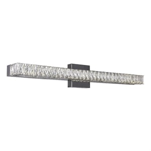 CWI Lighting MilanTransitional Metal LED Vanity Light in Chrome