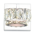 CWI Lighting Milan Transitional Metal LED Bathroom Sconce in Chrome
