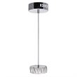 CWI Lighting Milan Contemporary Metal LED Mini Pendant in Chrome