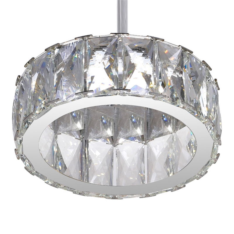 CWI Lighting Milan Contemporary Metal LED Mini Pendant in Chrome