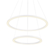 CWI Lighting Chalice Contemporary Metal LED Chandelier in White