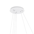 CWI Lighting Chalice Contemporary Metal LED Chandelier in White