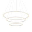 CWI Lighting Chalice 3Contemporary Metal LED Chandelier in White