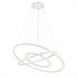 CWI Lighting Chalice 3Contemporary Metal LED Chandelier in White