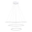 CWI Lighting Chalice 3Contemporary Metal LED Chandelier in White