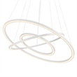 CWI Lighting Chalice 3Contemporary Metal LED Chandelier in White