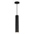 CWI Lighting Stowe Contemporary Metal LED Mini Pendant in Black