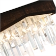 CWI Lighting Havely 2 Light Transitional Metal Wall Sconce in Chrome/Black