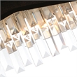 CWI Lighting Havely 2 Light Transitional Metal Wall Sconce in Chrome/Black