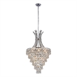 CWI Lighting Chique 9 Light Traditional Metal Chandelier in Chrome
