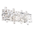 CWI Lighting Arley 4 Light Transitional Metal Vanity Light in Chrome