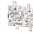 CWI Lighting Arley 4 Light Transitional Metal Vanity Light in Chrome