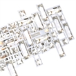 CWI Lighting Arley 4 Light Transitional Metal Vanity Light in Chrome