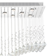 CWI Lighting Twinkle 11 Light Transitional Metal Flush Mount Light in Chrome