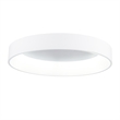 CWI Lighting Arenal Drum Shade Metal LED Flush Mount Light in White