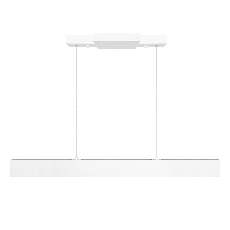 CWI Lighting Krista Contemporary Metal LED Chandelier in Satin White
