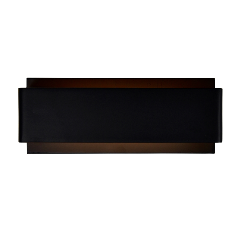 CWI Lighting Lilliana Contemporary Metal LED Integrated Wall Sconce in Black