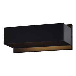 CWI Lighting Lilliana Contemporary Metal LED Integrated Wall Sconce in Black