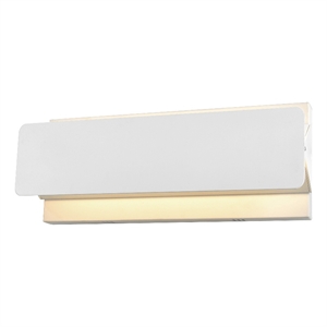 CWI Lighting LillianaContemporary Metal LED Wall Sconce in White