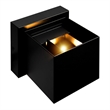 CWI Lighting Lilliana Contemporary Metal LED Wall Sconce in Black