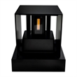 CWI Lighting Lilliana Contemporary Metal LED Wall Sconce in Black