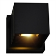 CWI Lighting Lilliana Contemporary Metal LED Wall Sconce in Black