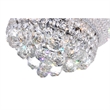 CWI Lighting Empire 6 Light Transitional Metal Chandelier in Chrome