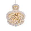CWI Lighting Empire 6 Light Transitional Metal Chandelier in Gold