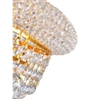 CWI Lighting Empire 6 Light Transitional Metal Chandelier in Gold