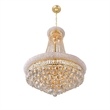 CWI Lighting Empire 17 Light Down Transitional Metal Chandelier in Gold