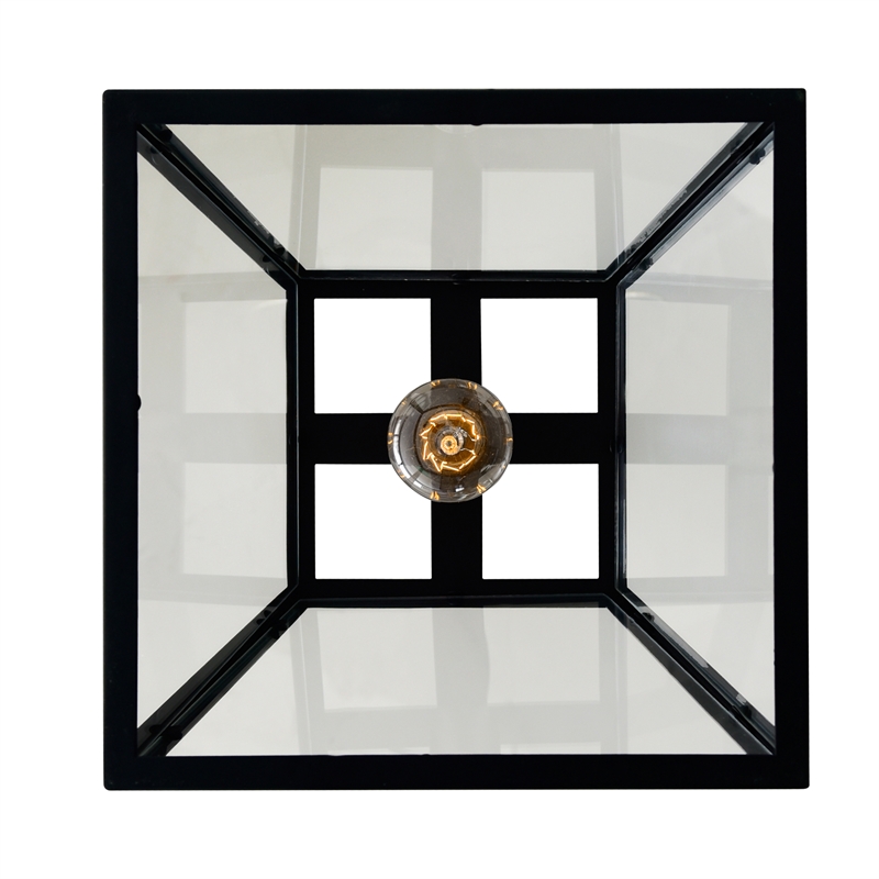 CWI Lighting Alyson 1 Light Down Farmhouse Metal Mini Pendant in Black