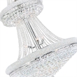 CWI Lighting Empire 34 Light Down Transitional Metal Chandelier in Chrome