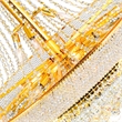 CWI Lighting Empire 38 Light Down Transitional Metal Chandelier in Gold