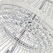 CWI Lighting Empire 42 Light Down Transitional Metal Chandelier in Chrome