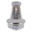 CWI Lighting Empire 3 Light Transitional Metal Wall Sconce in Chrome
