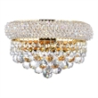 CWI Lighting Empire 2 Light Transitional Metal Wall Sconce in Gold