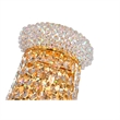 CWI Lighting Empire 3 Light Transitional Metal Wall Sconce in Gold
