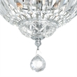 CWI Lighting Stefania 2 Light Metal Bowl Flush Mount in Chrome