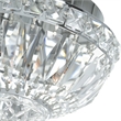 CWI Lighting Stefania 2 Light Metal Bowl Flush Mount in Chrome