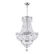 CWI Lighting Stefania 8 Light Down Transitional Metal Chandelier in Chrome