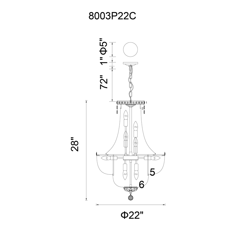 CWI Lighting Stefania 13 Light Down Transitional Metal Chandelier in Chrome
