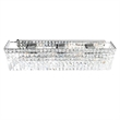 CWI Lighting Colosseum 6 Light Transitional Metal Vanity Light in Chrome